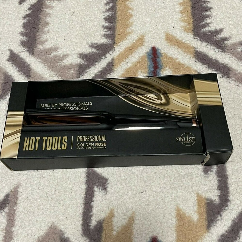 Hot Tools Professional Golden Rose  1-1/2” Extra Long Flat Hair Iron